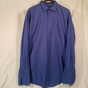 Mens Royal Blue Dress Shirt